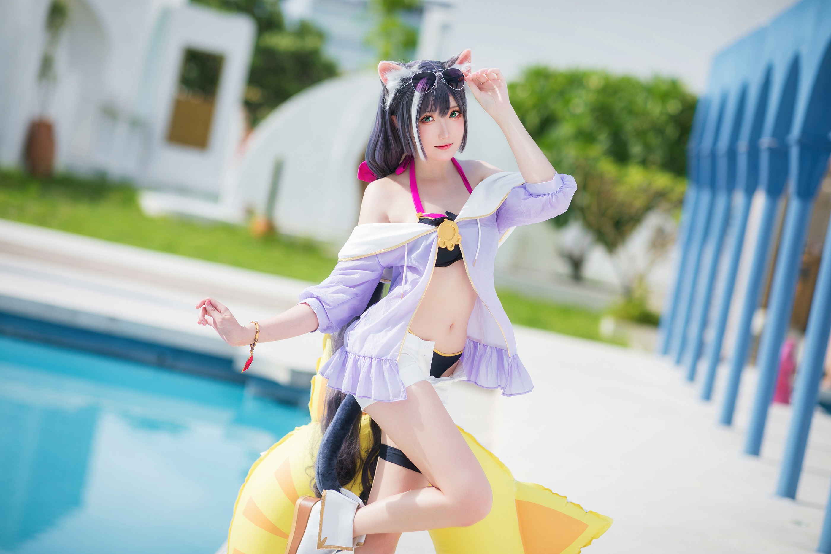 图片[1]-瓜希酱 – NO.065 公主连结 凯露夏日 Kyaru [21P]-XikXak